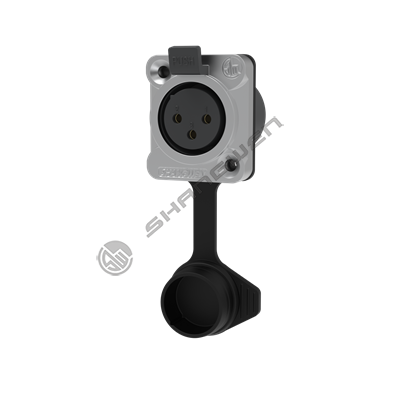 waterproof XLR 3pin  female socket(Silver)